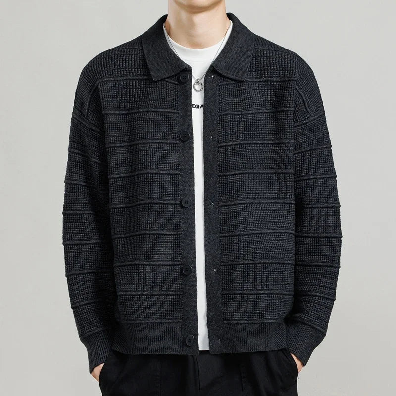 Bromley - Raised Weave Button-Up