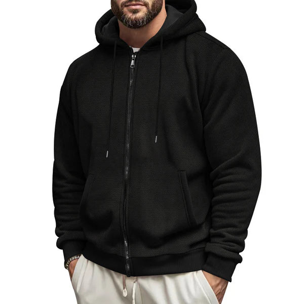 Brooklyn - Waffle Knit Hoodie