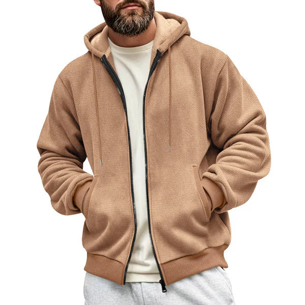 Brooklyn - Waffle Knit Hoodie