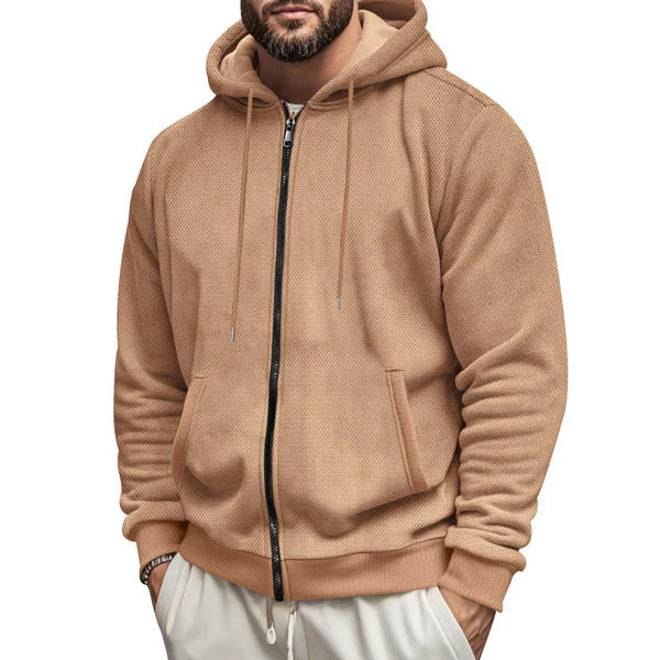 Brooklyn - Waffle Knit Hoodie