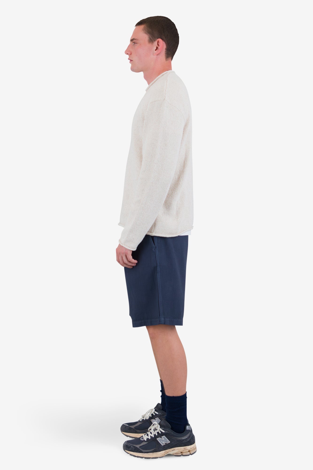 Oliver – Slouch Crew Ecru