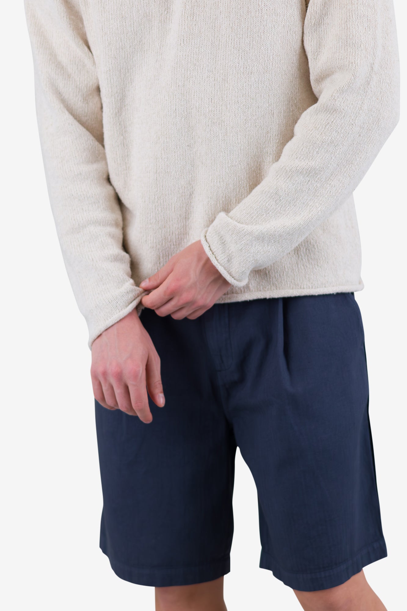 Oliver – Slouch Crew Ecru