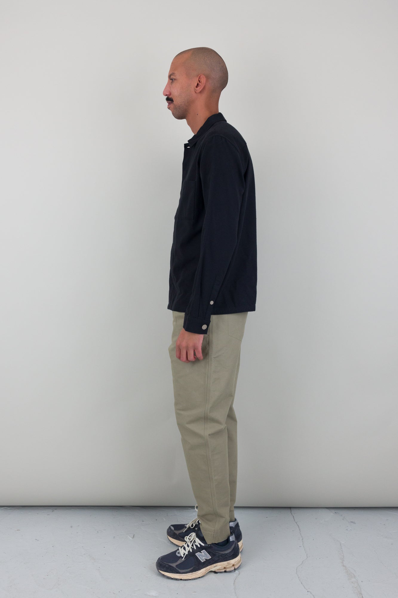 Jack - Patch Shirt Black Flannel