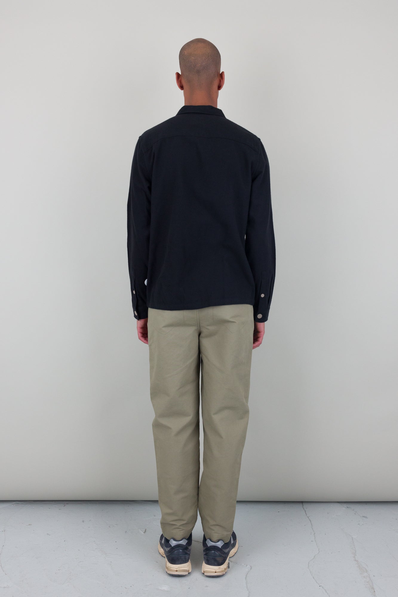 Jack - Patch Shirt Black Flannel