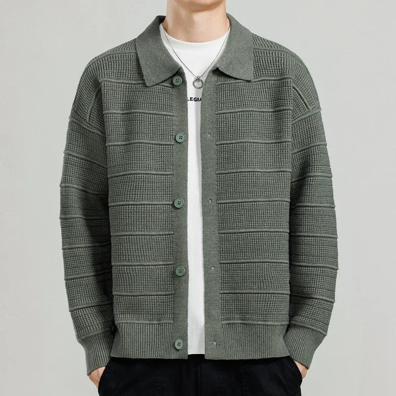 Bromley - Raised Weave Button-Up