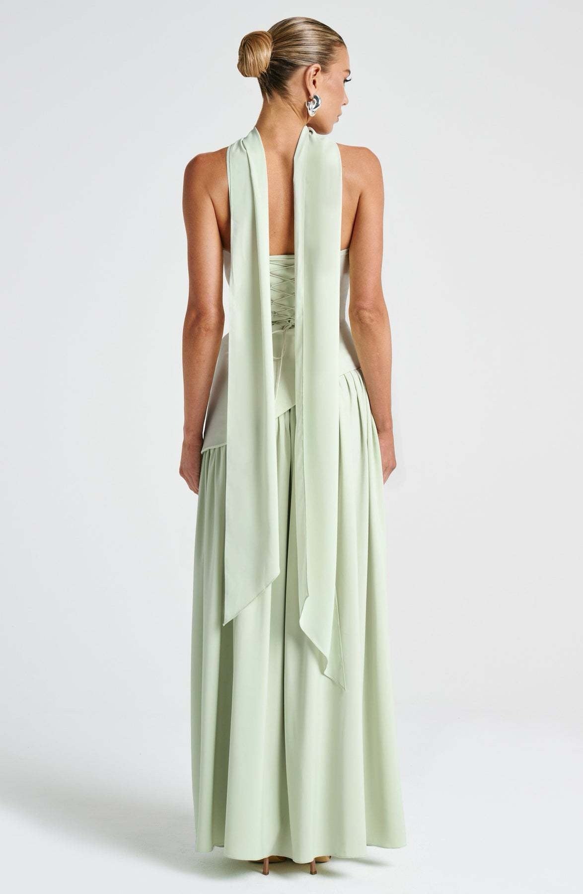 Carlotta – Asymmetric Drape Gown