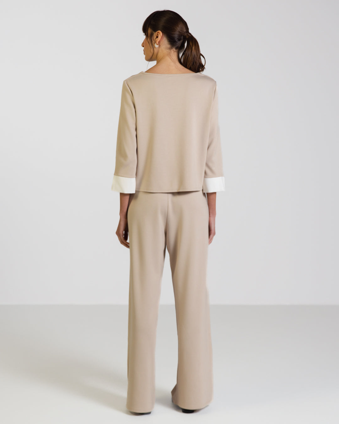 Bellamy - Draped Top Beige