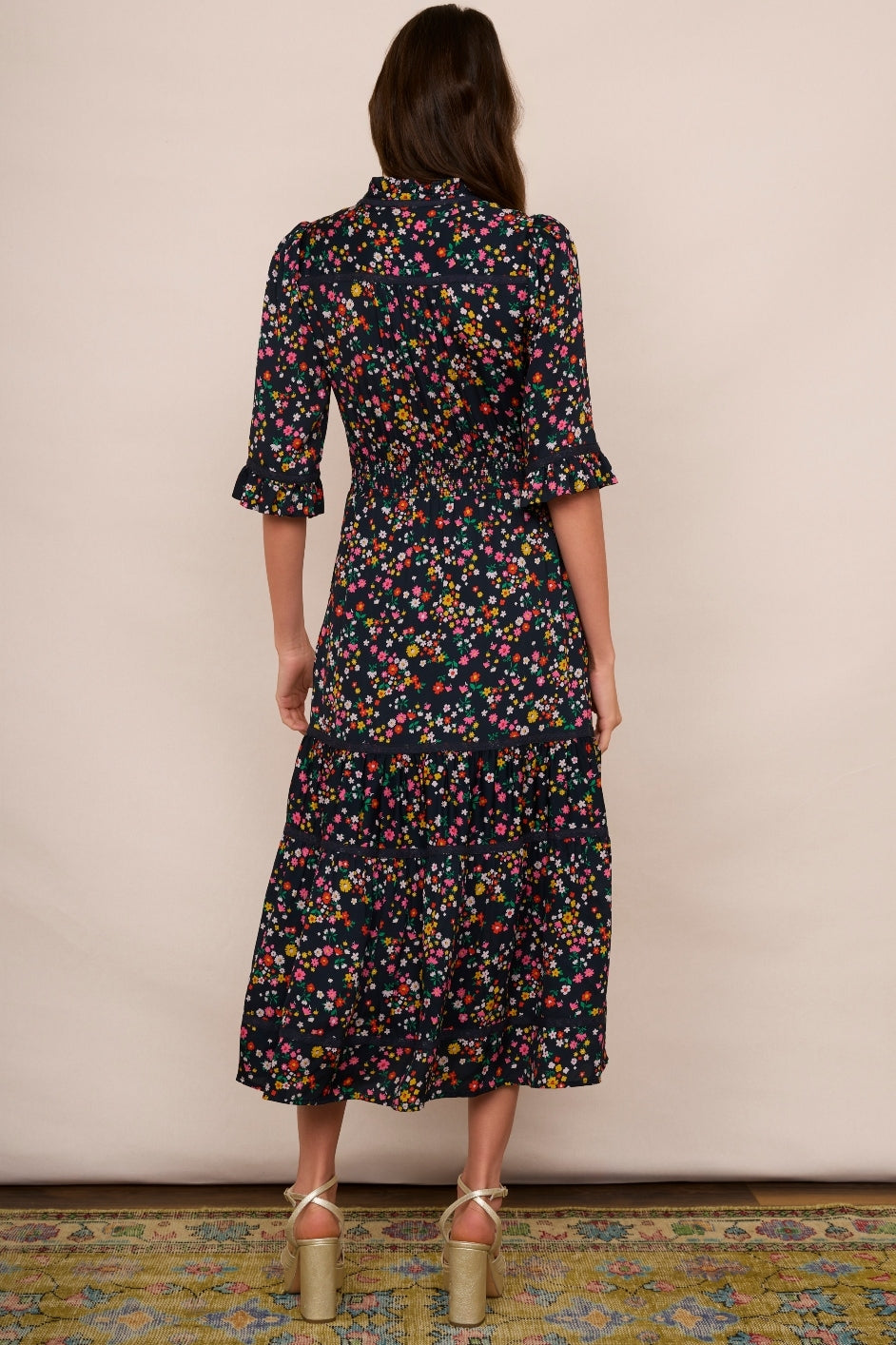 Jodi - Floral Dress Midnight