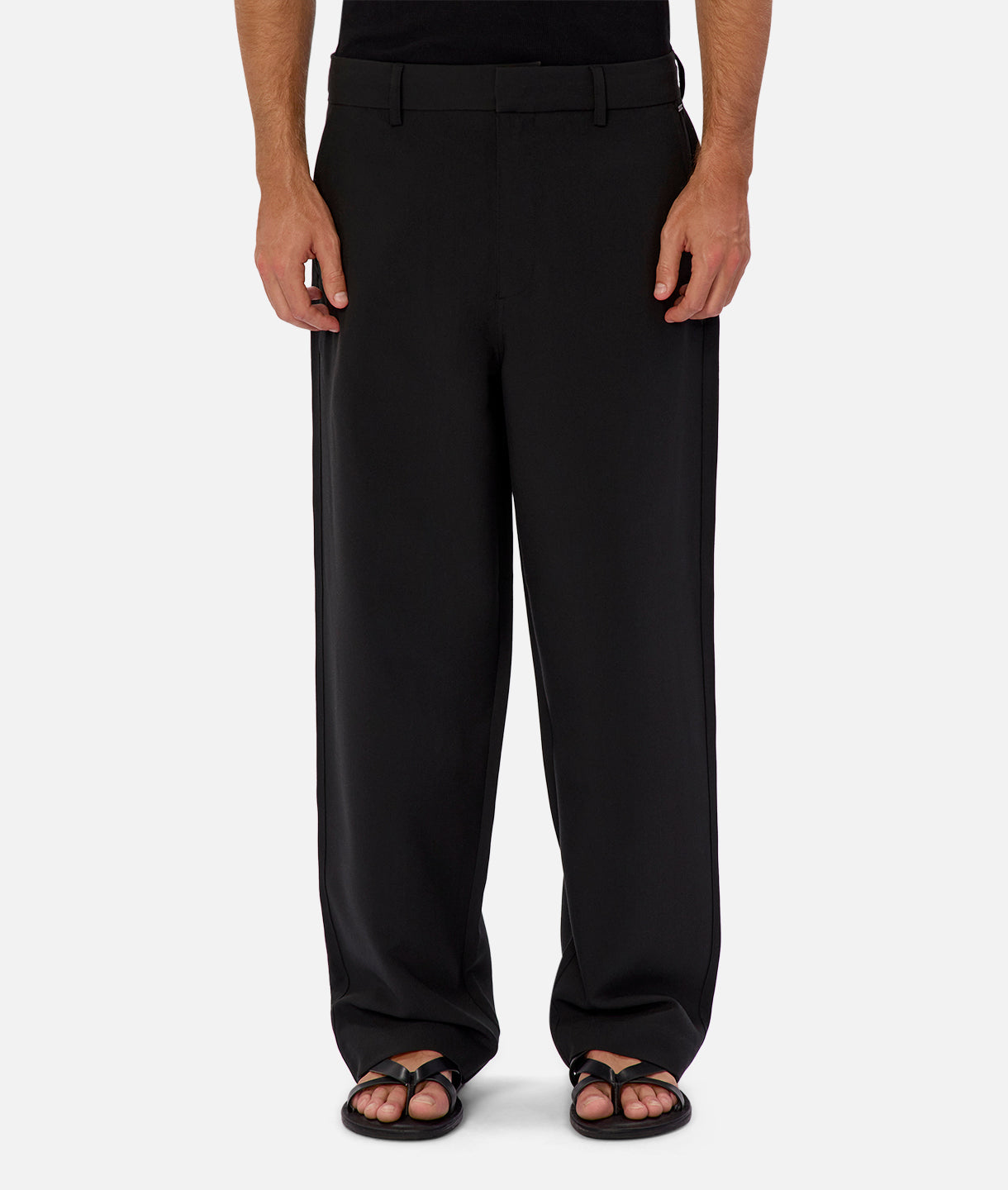 Arthur- Black Straight Leg Trousers