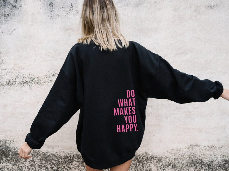 Ellie – Plus Size Motivational Comfort Hoodie