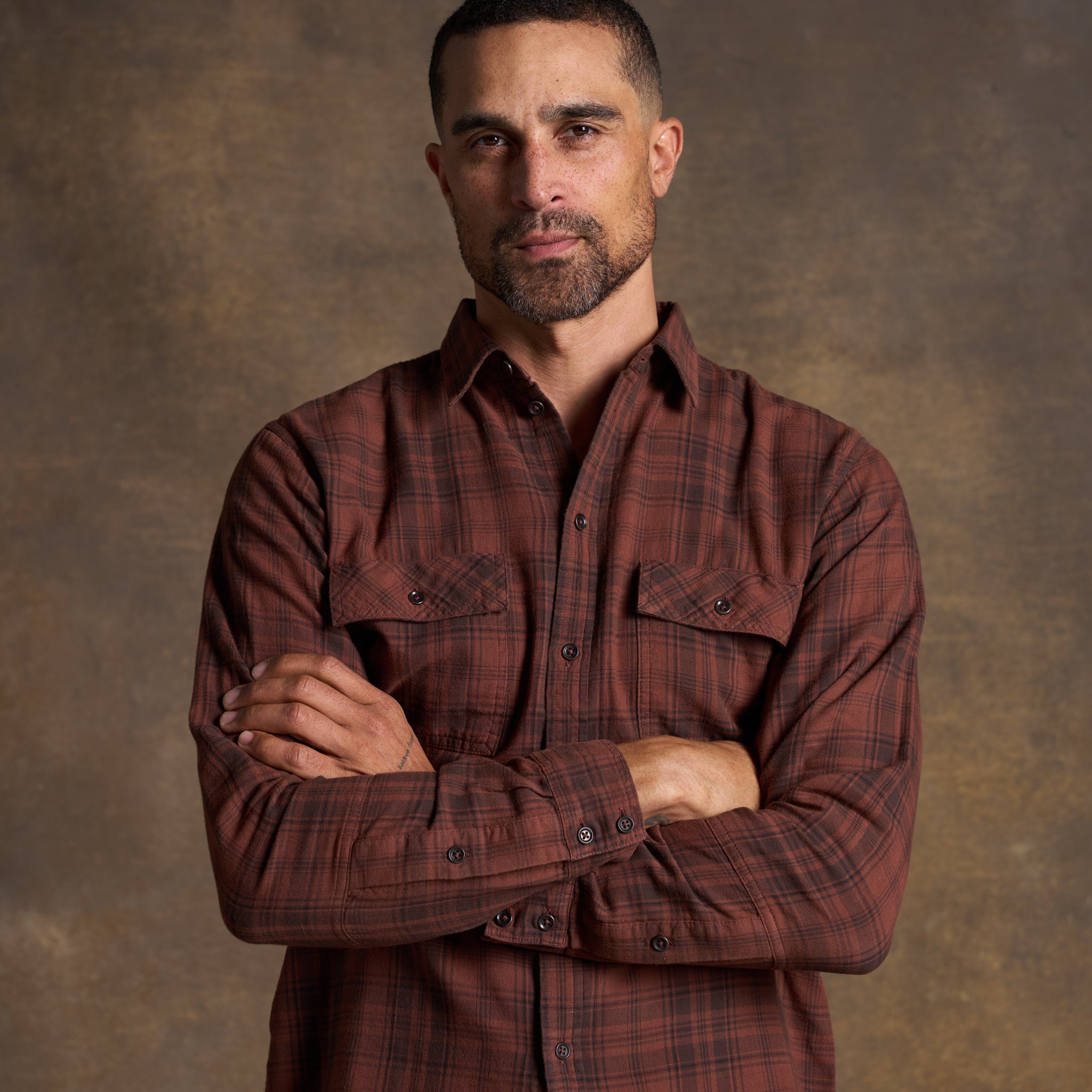 George – Heirloom Plaid Cotton Gauze Shirt
