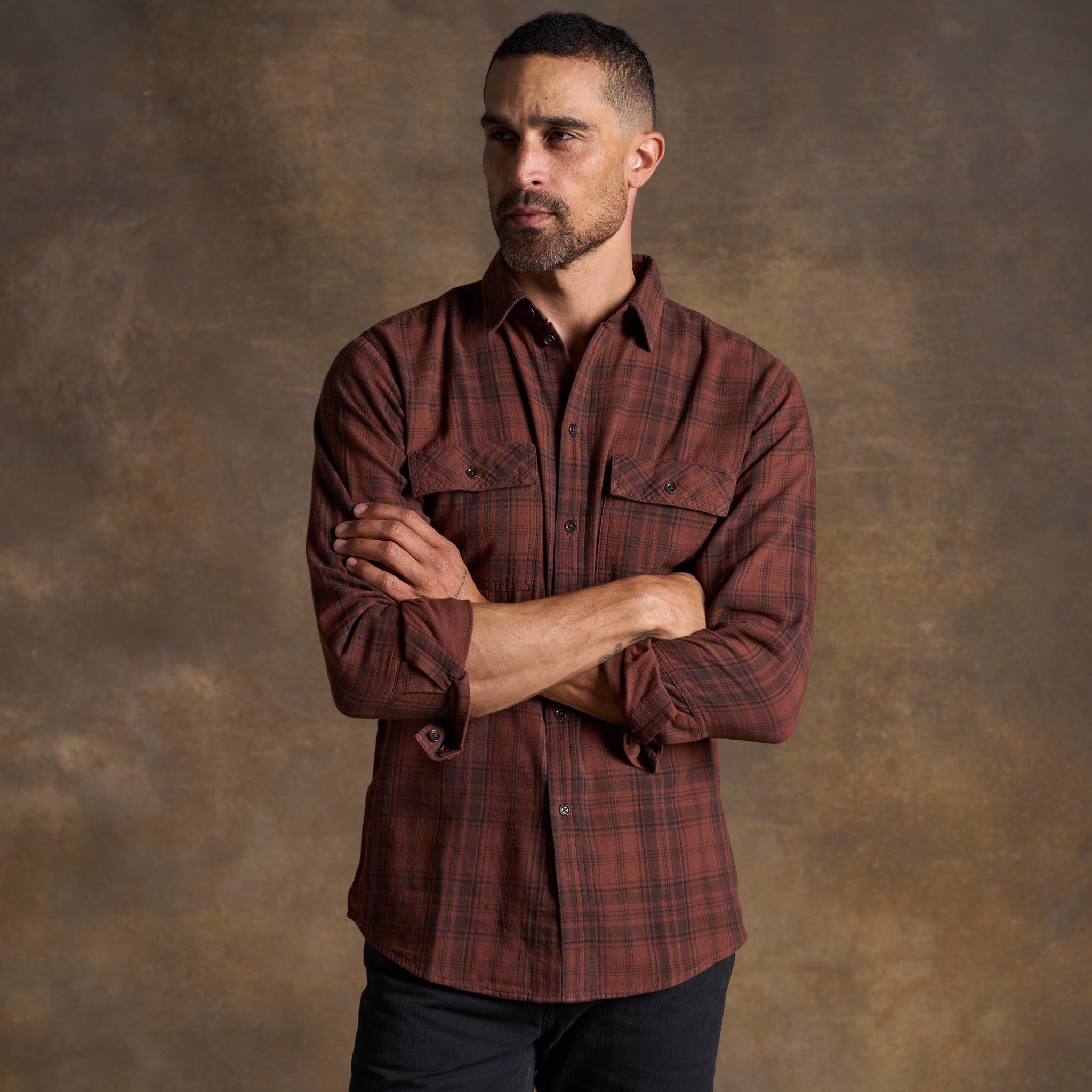 George – Heirloom Plaid Cotton Gauze Shirt