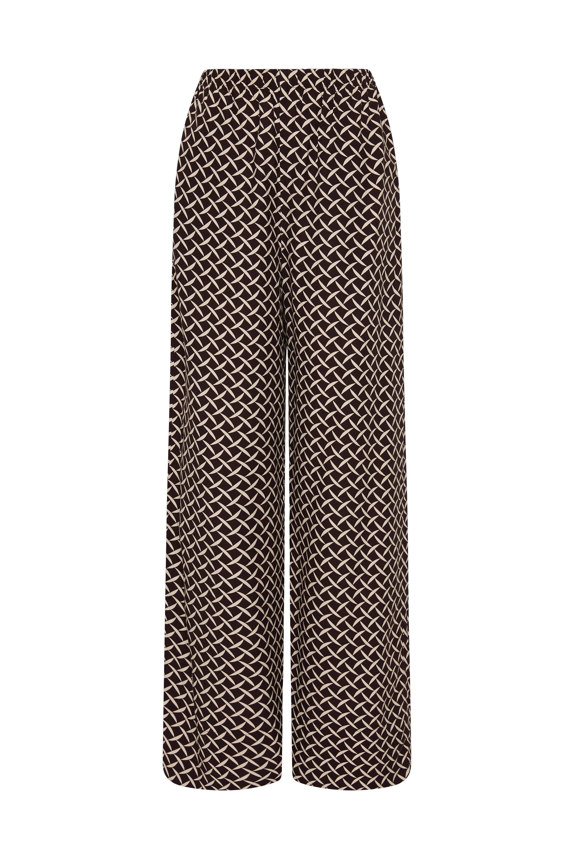 Harriet – Wide Leg Geo Print Trousers