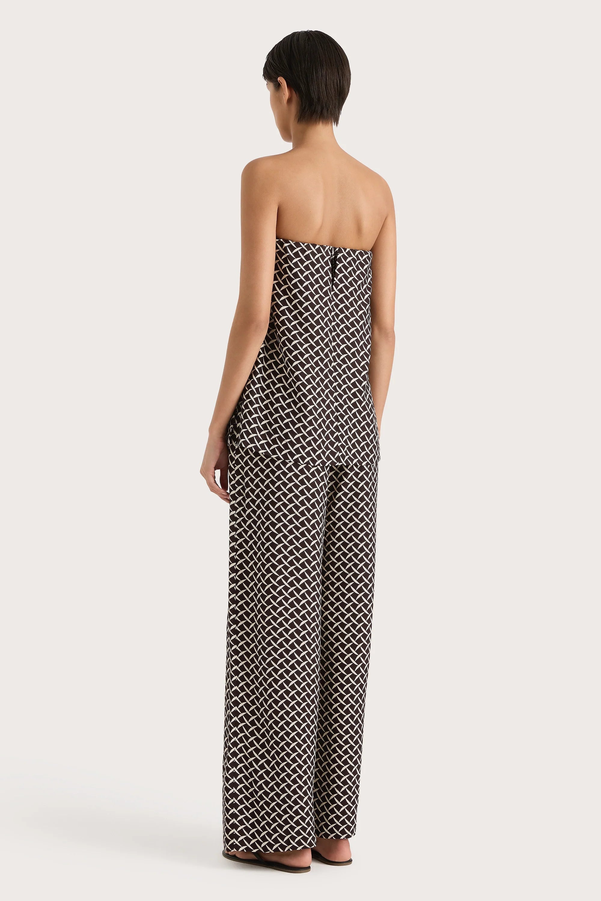 Harriet – Wide Leg Geo Print Trousers