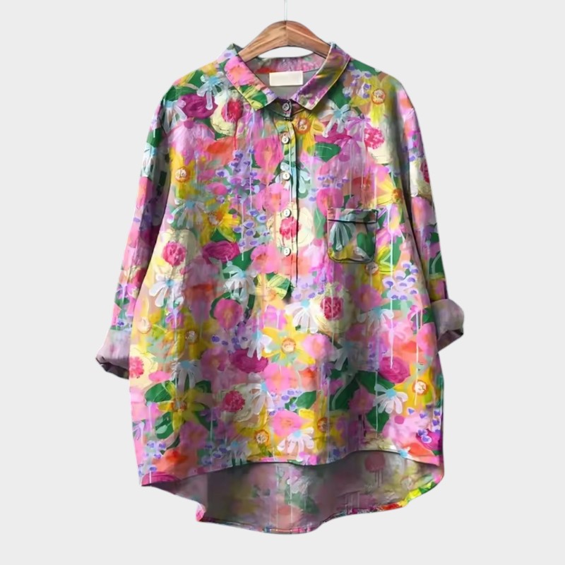 SOFIA | Oversize Floral Blouse with Daily Comfort and Radiant Style for Every Occasion