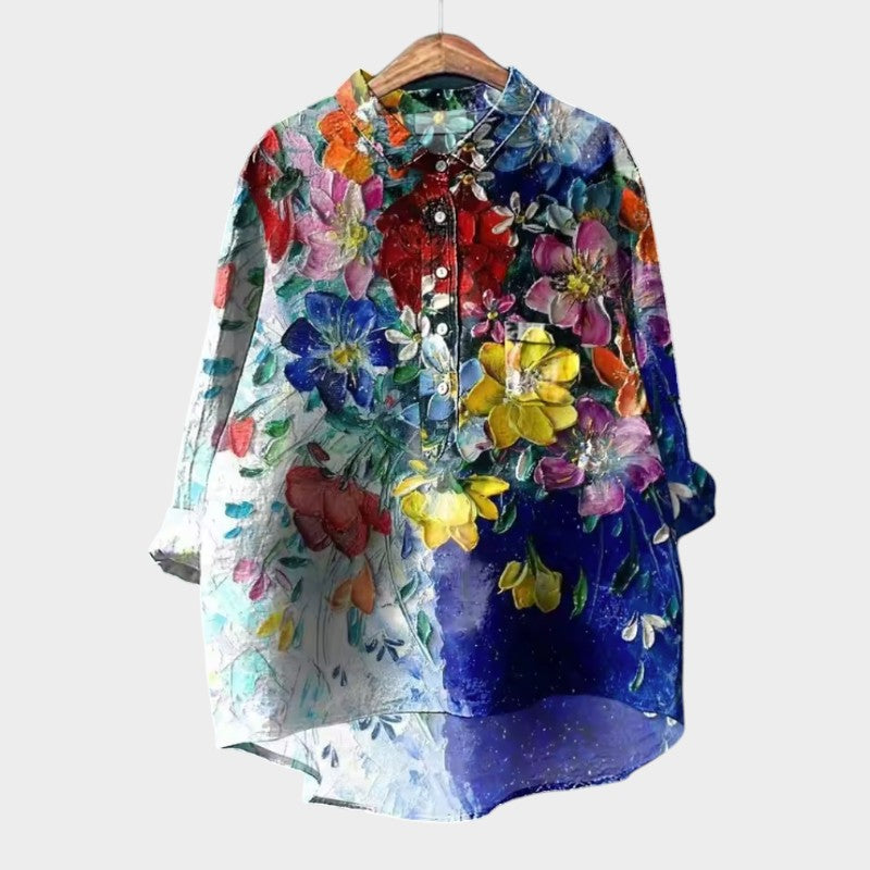 SOFIA | Oversize Floral Blouse with Daily Comfort and Radiant Style for Every Occasion