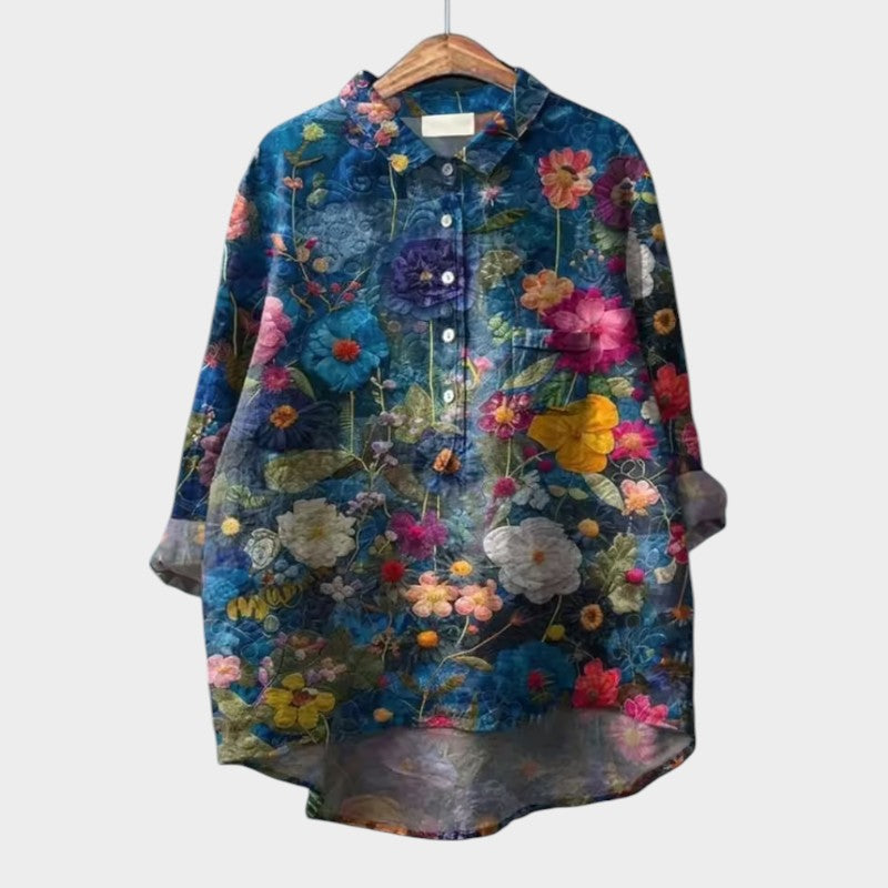 SOFIA | Oversize Floral Blouse with Daily Comfort and Radiant Style for Every Occasion
