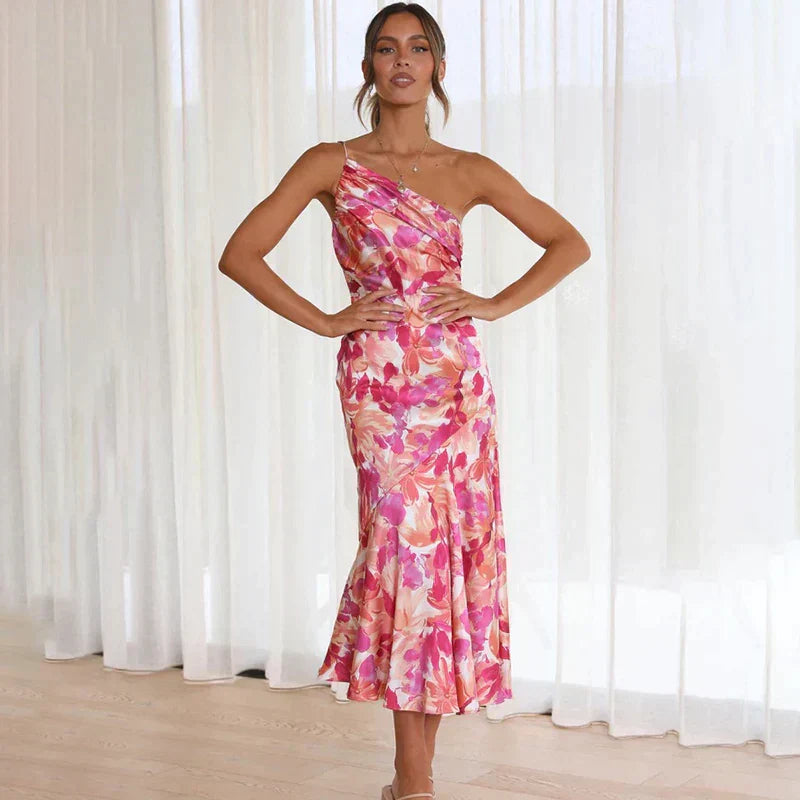 Eliza – One-Shoulder Elegance Dress