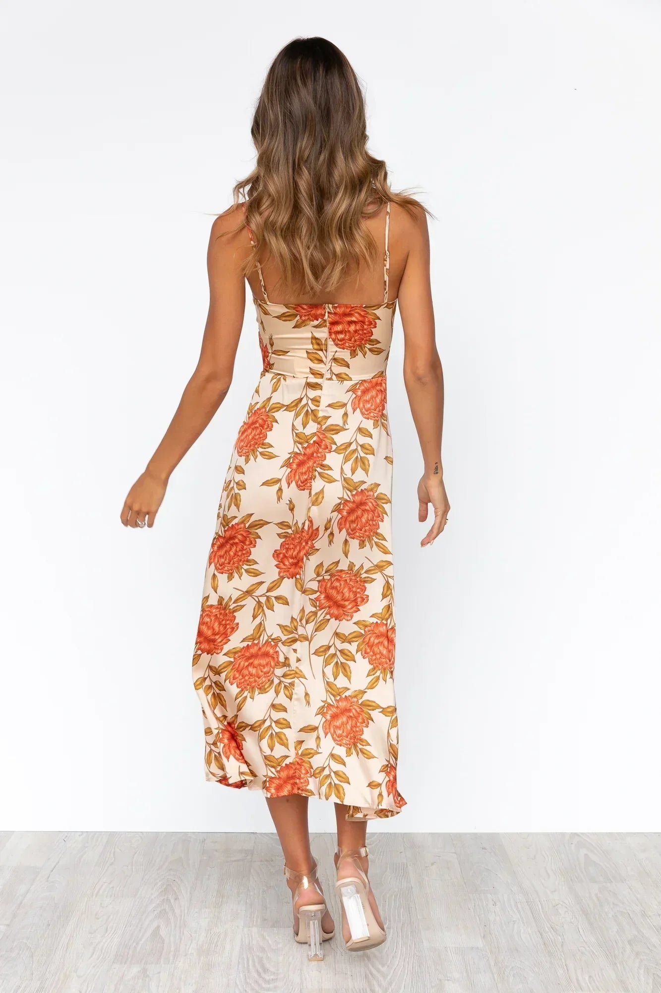 Nikkie – Cut-Out Tie Front Dress