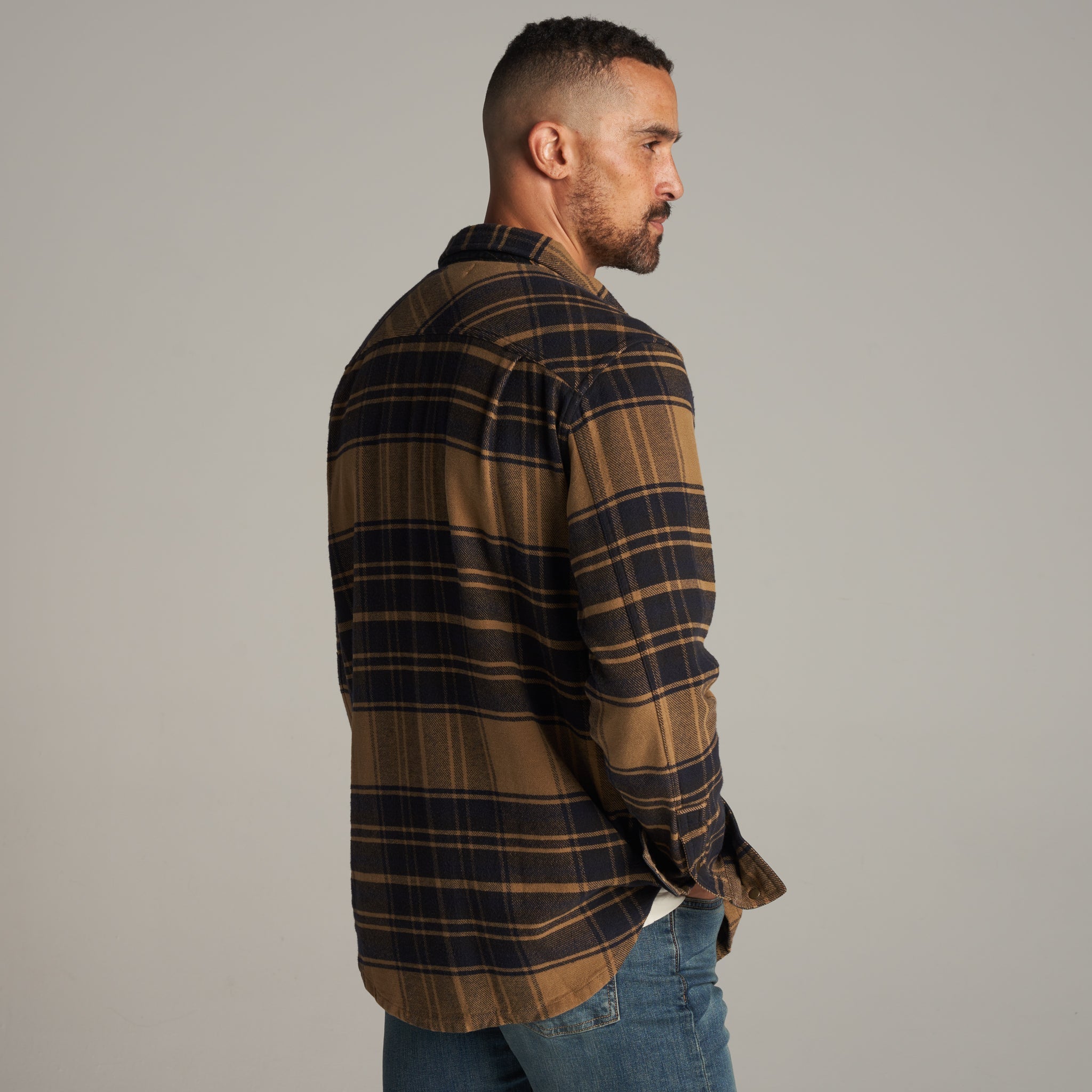 Callum – Heavyweight Flannel Work Shirt Jacket