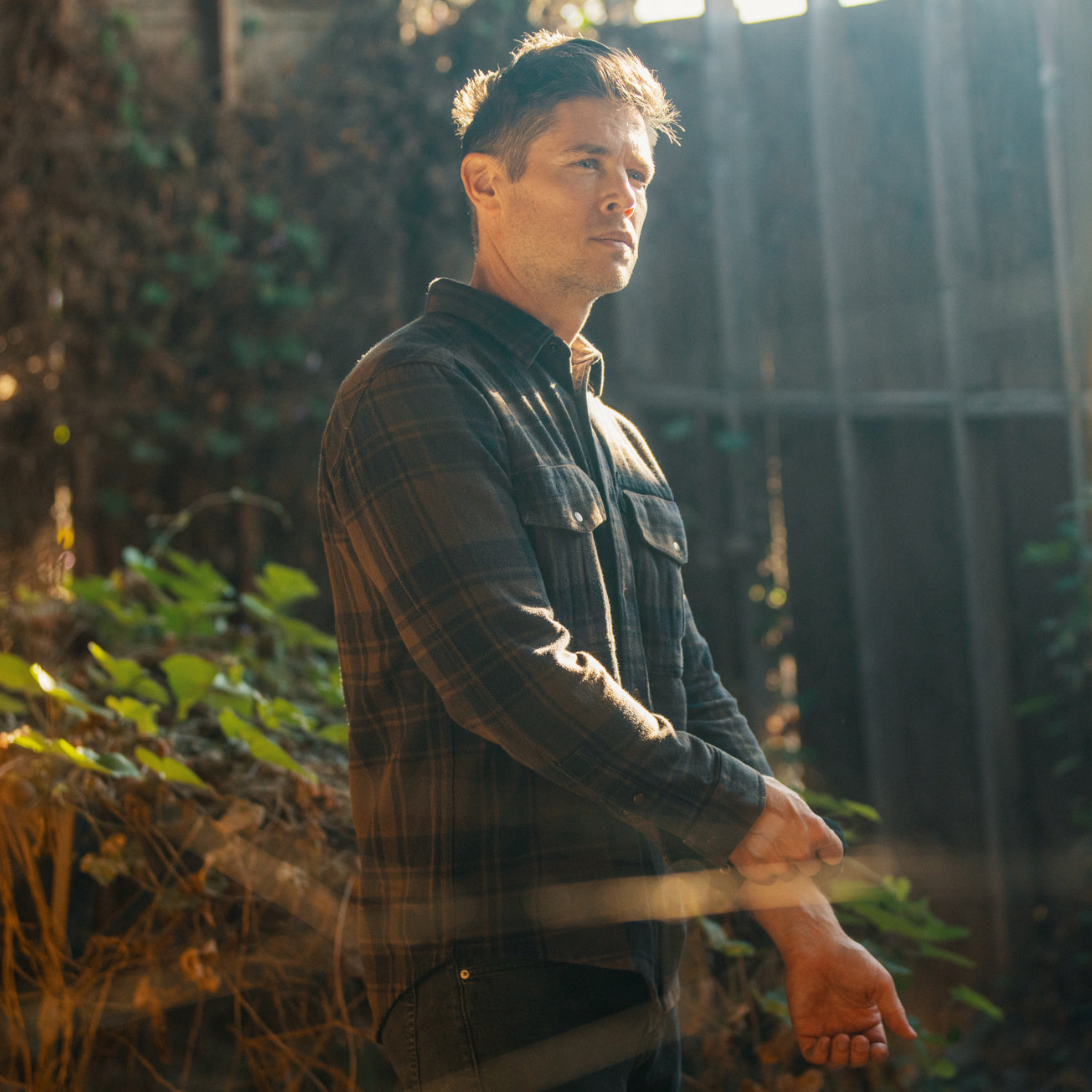 Callum – Heavyweight Flannel Work Shirt Jacket