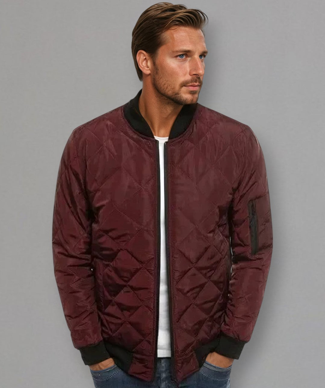 Callum – Waterproof Breathable Quilted Spring Jacket