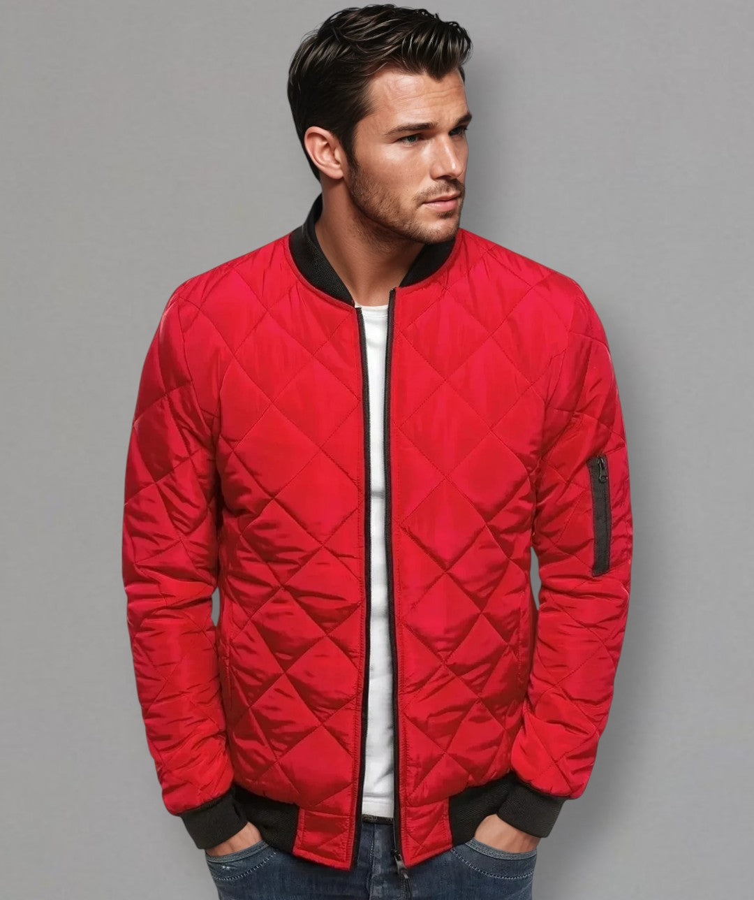 Callum – Waterproof Breathable Quilted Spring Jacket