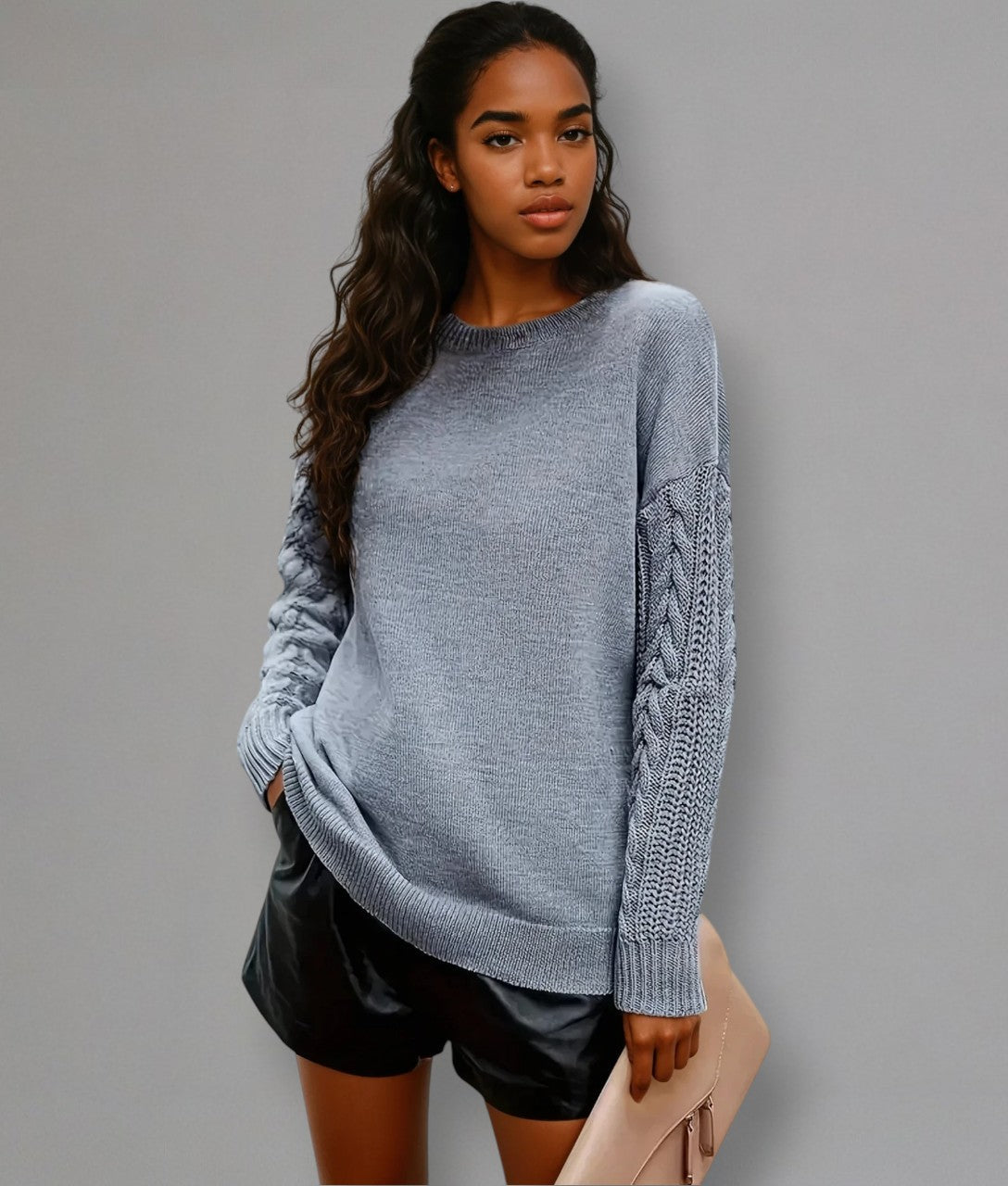 Cavena – Cable Knit Jumper with Elegance