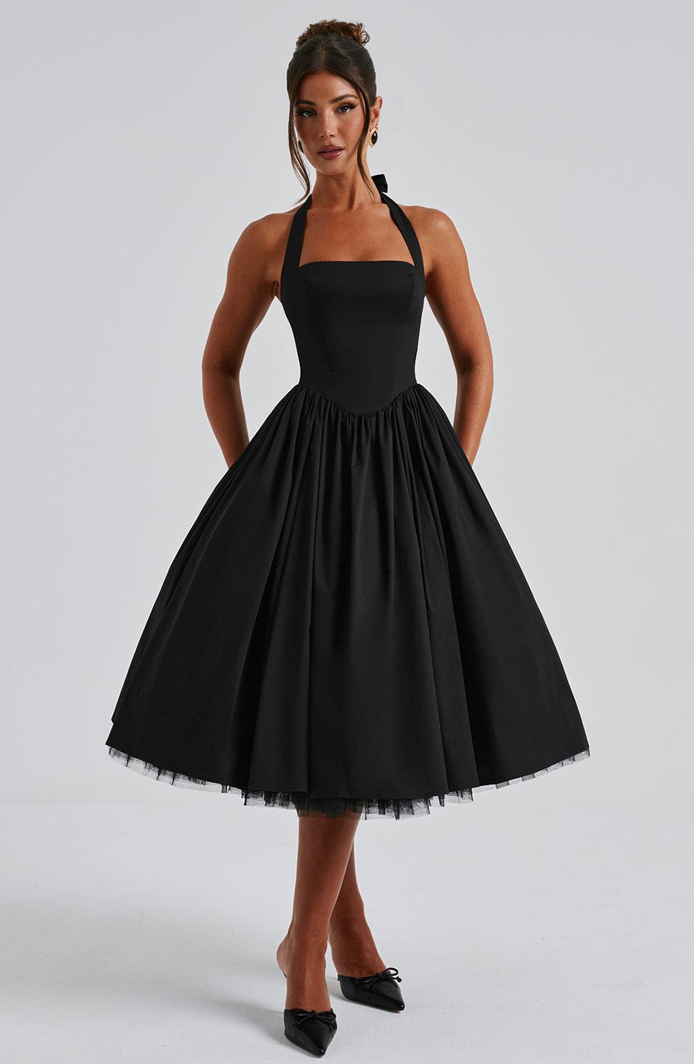 Melania – Retro Corset Tea Dress
