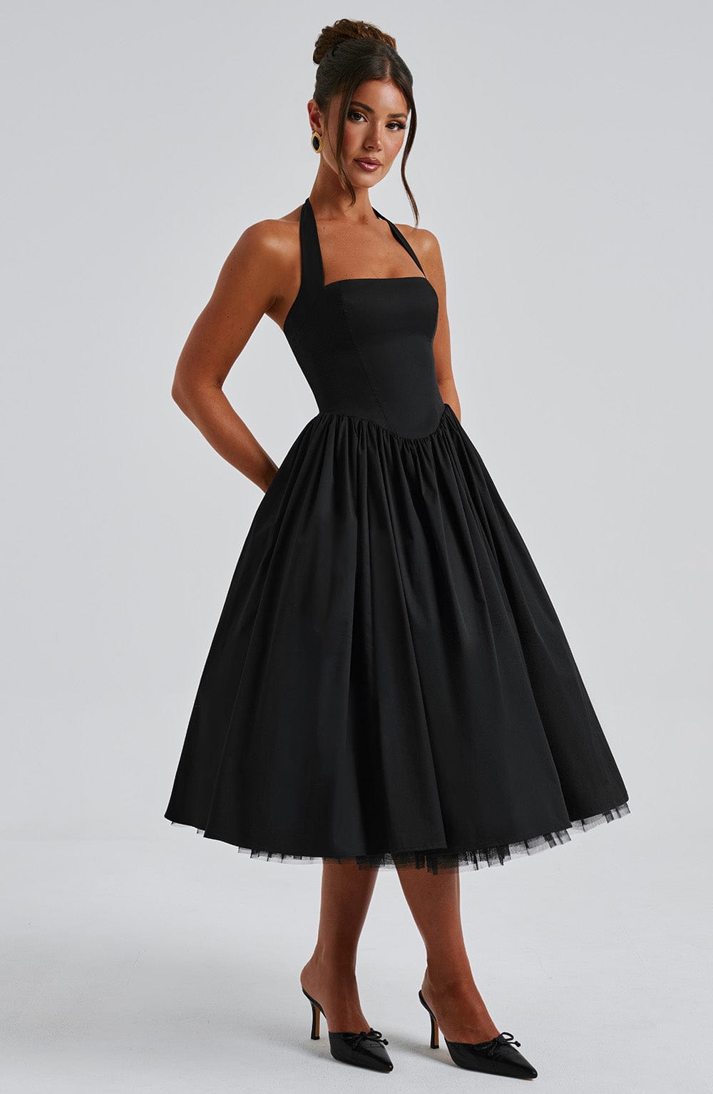 Melania – Retro Corset Tea Dress