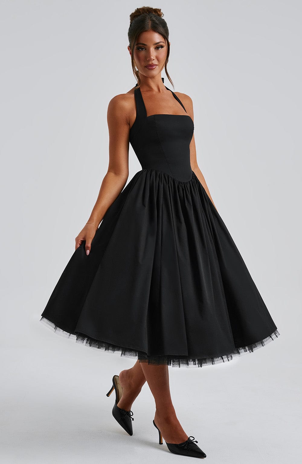 Melania – Retro Corset Tea Dress