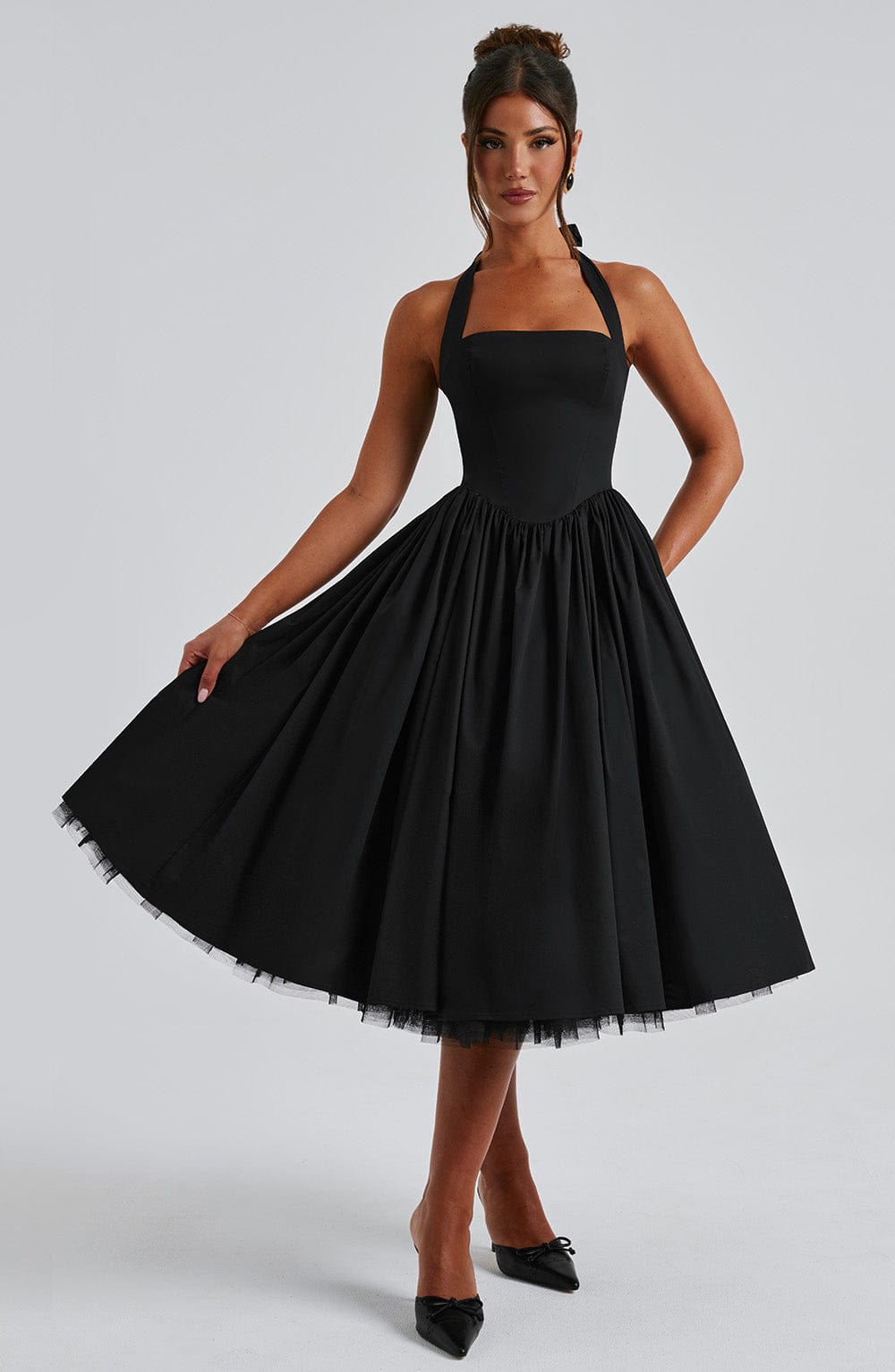 Melania – Retro Corset Tea Dress
