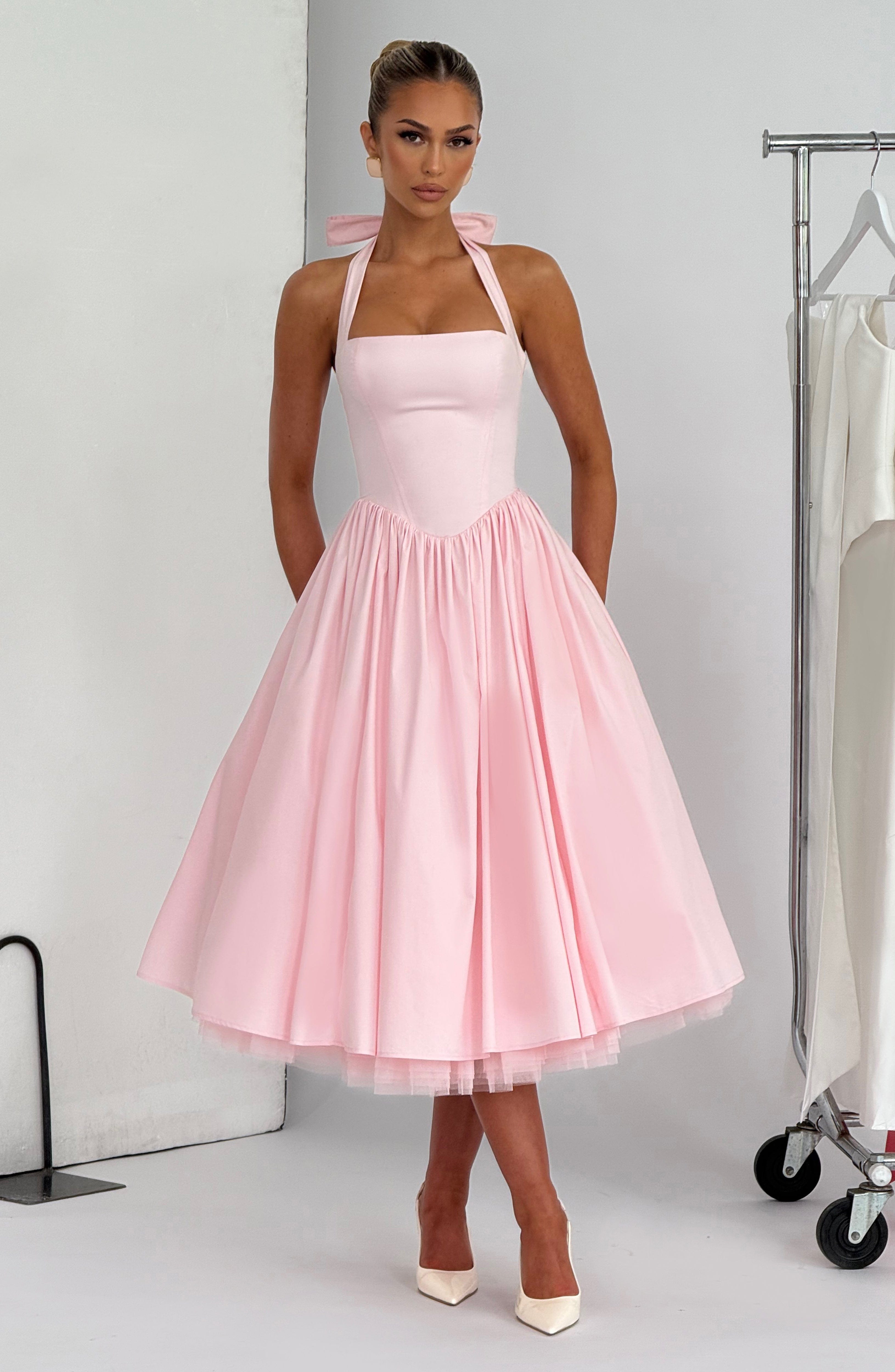 Melania – Retro Corset Tea Dress