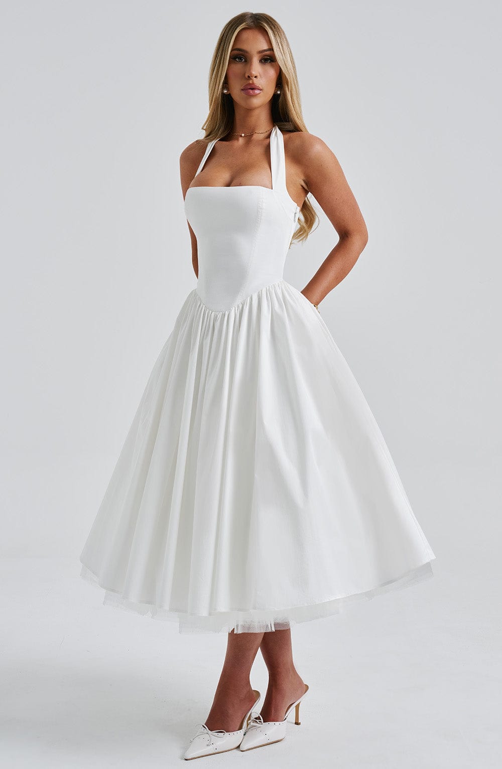 Melania – Retro Corset Tea Dress
