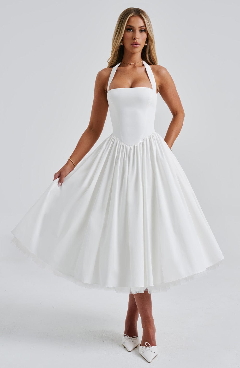 Melania – Retro Corset Tea Dress