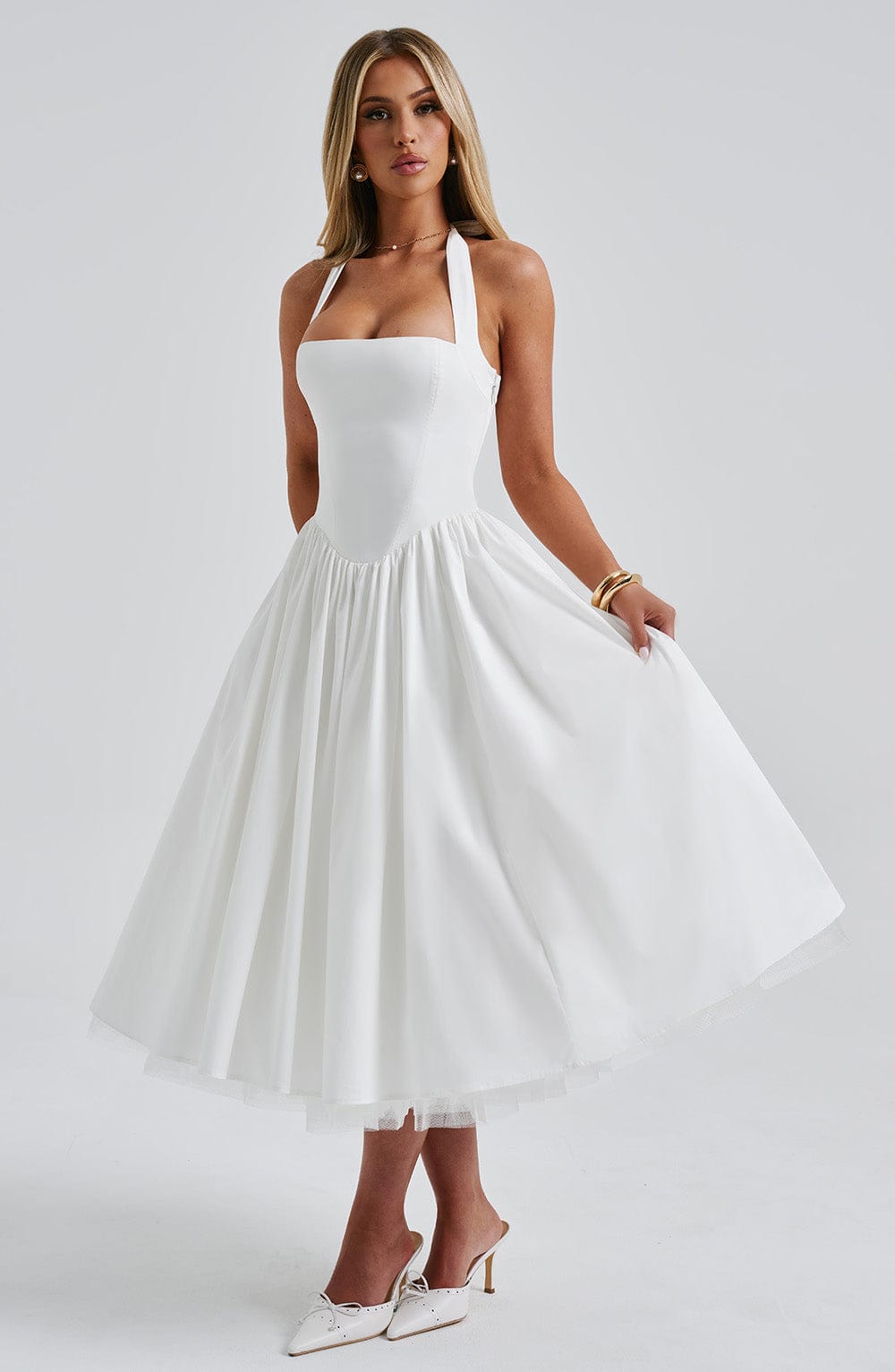 Melania – Retro Corset Tea Dress