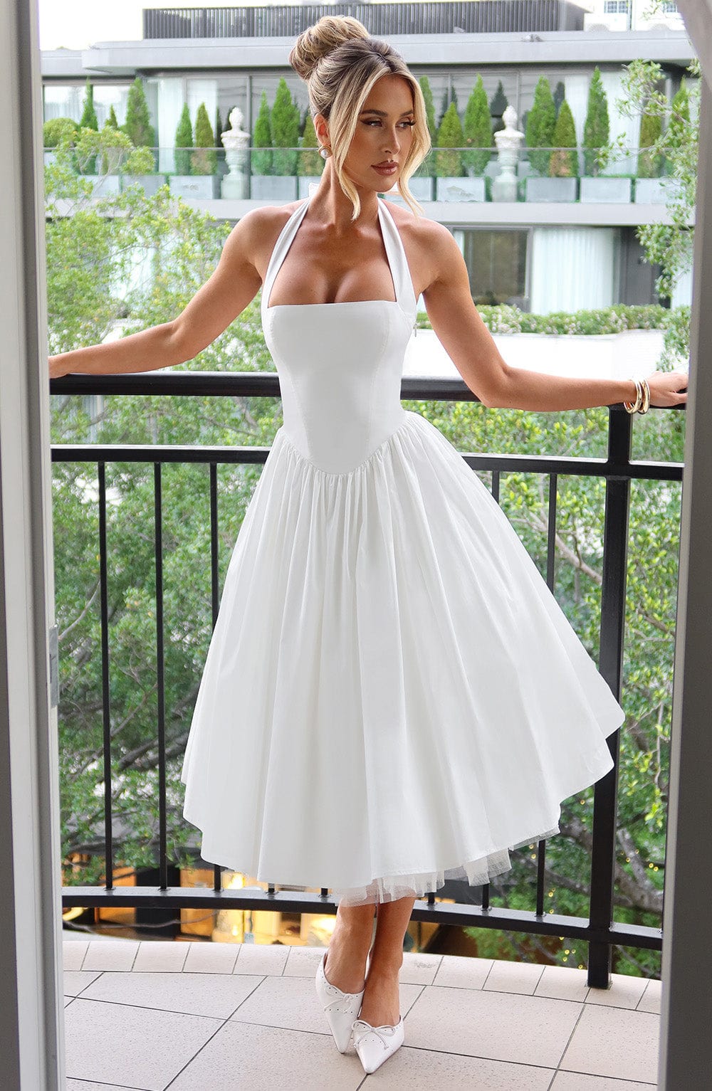 Melania – Retro Corset Tea Dress