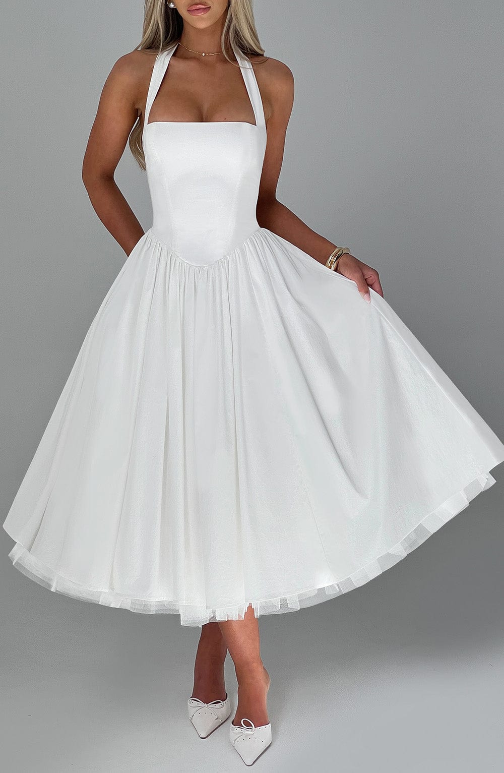 Melania – Retro Corset Tea Dress