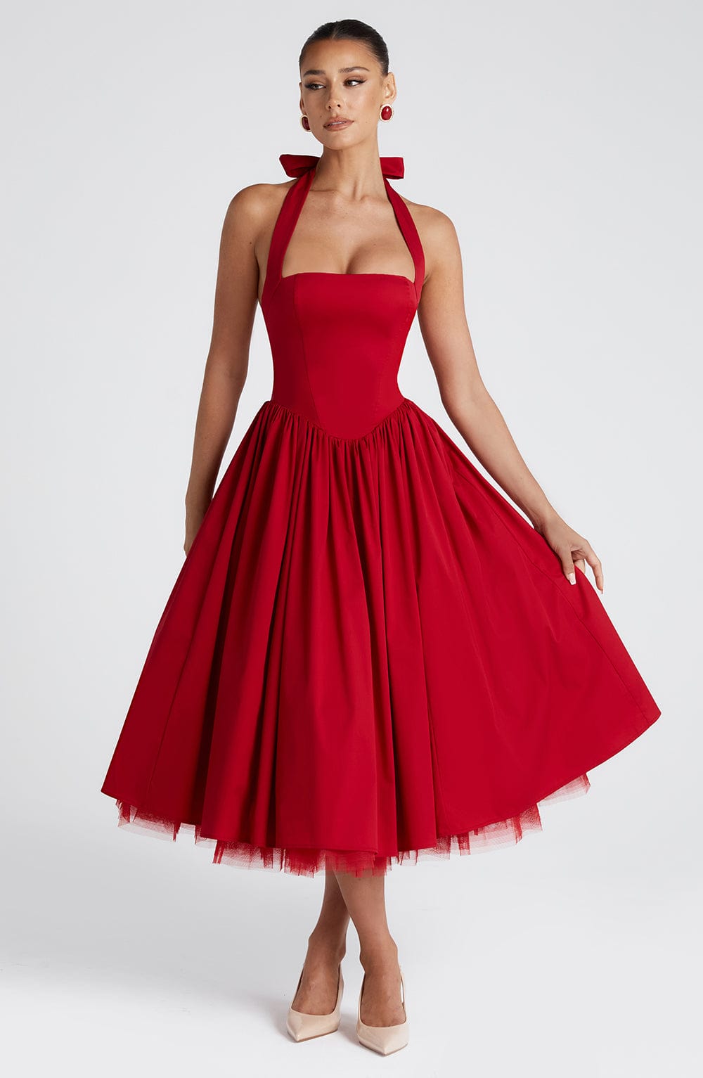 Melania – Retro Corset Tea Dress