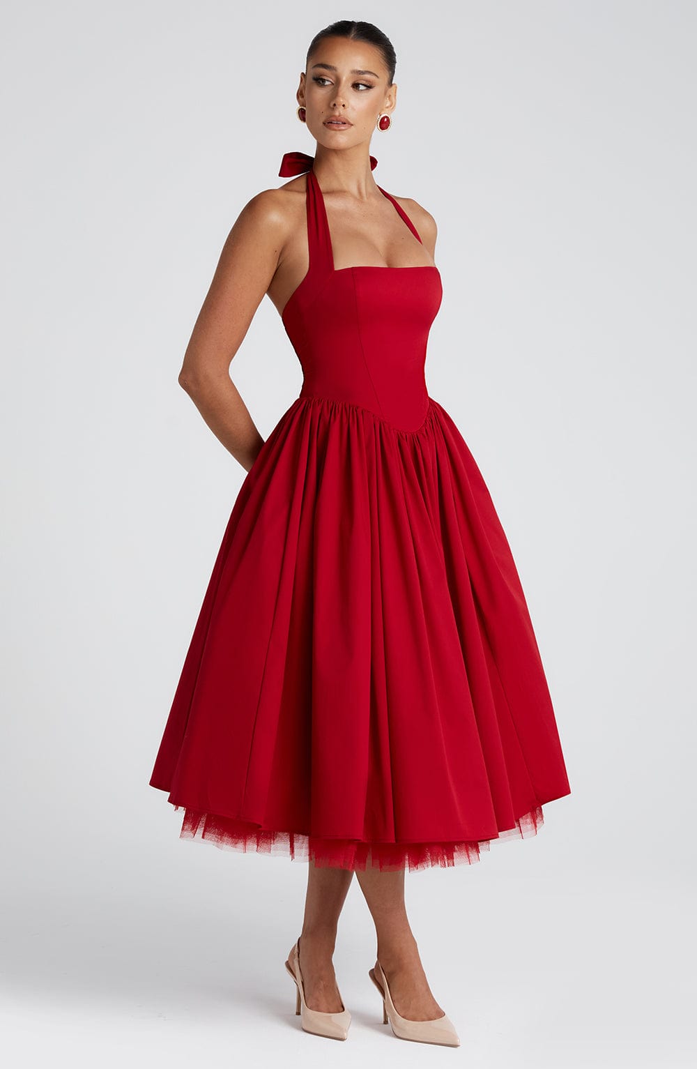 Melania – Retro Corset Tea Dress