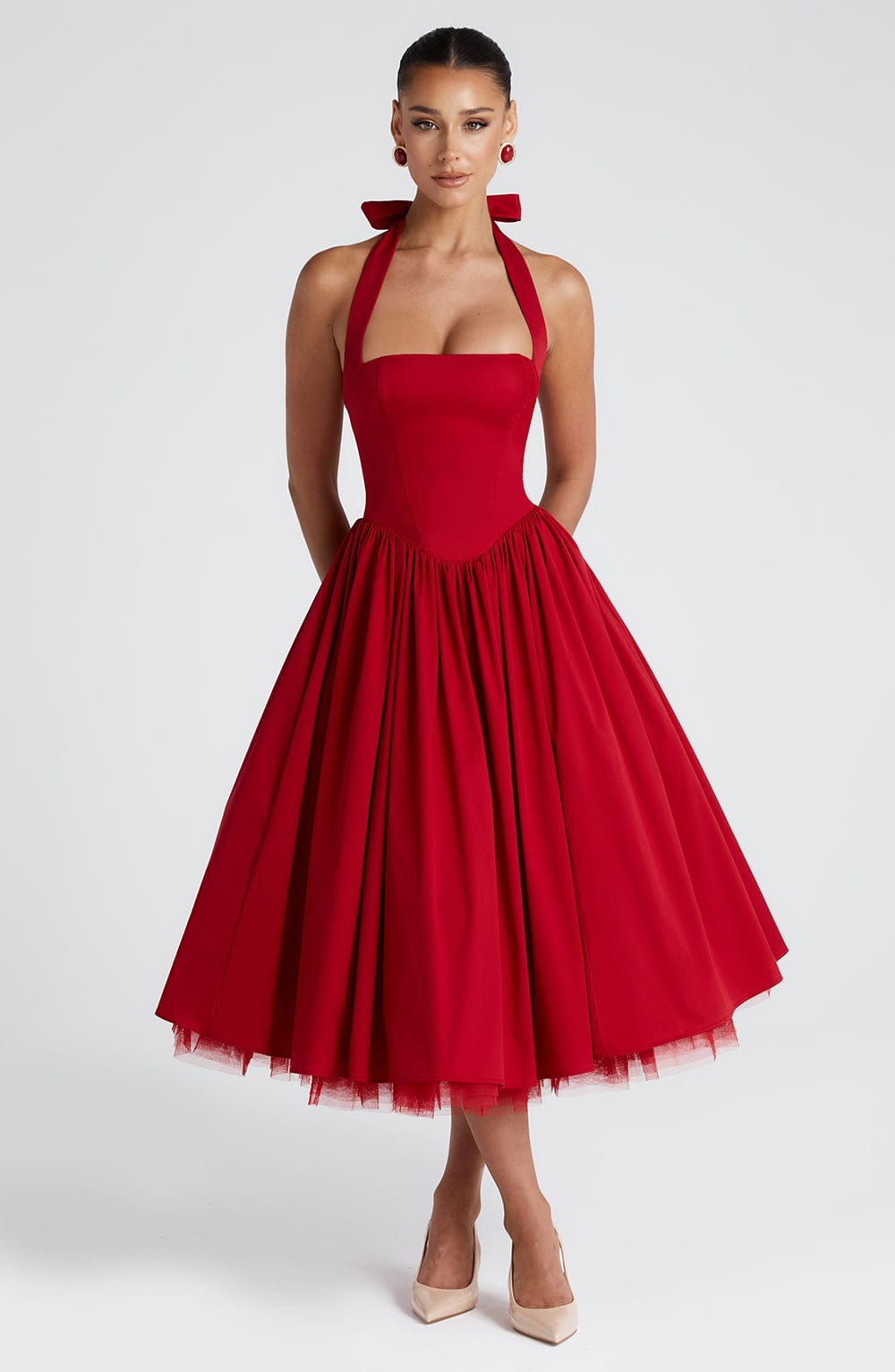 Melania – Retro Corset Tea Dress