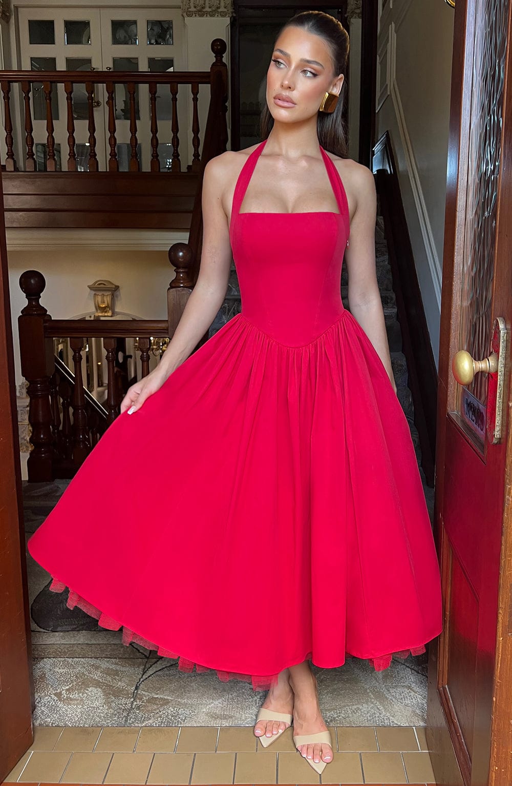 Melania – Retro Corset Tea Dress