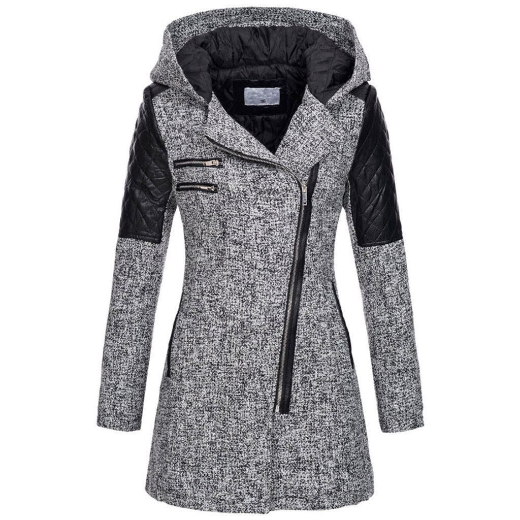 Winter coat with flattering cut