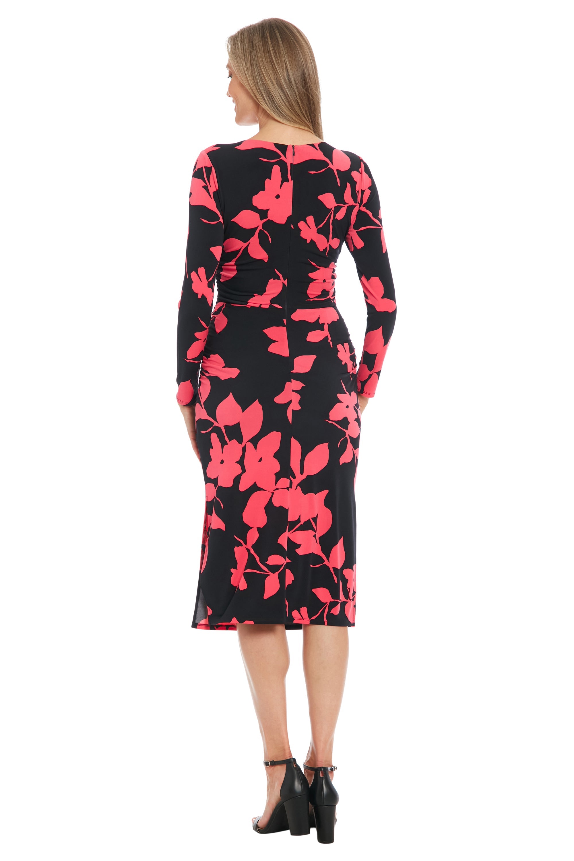 Brielle – Elegant Ruched Midi Dress