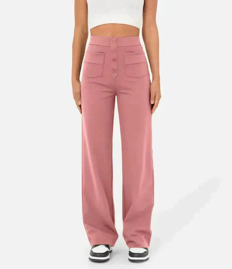 Jade - High Waist Stretch Casual Pants
