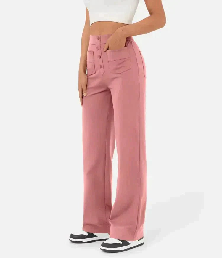 Jade - High Waist Stretch Casual Pants