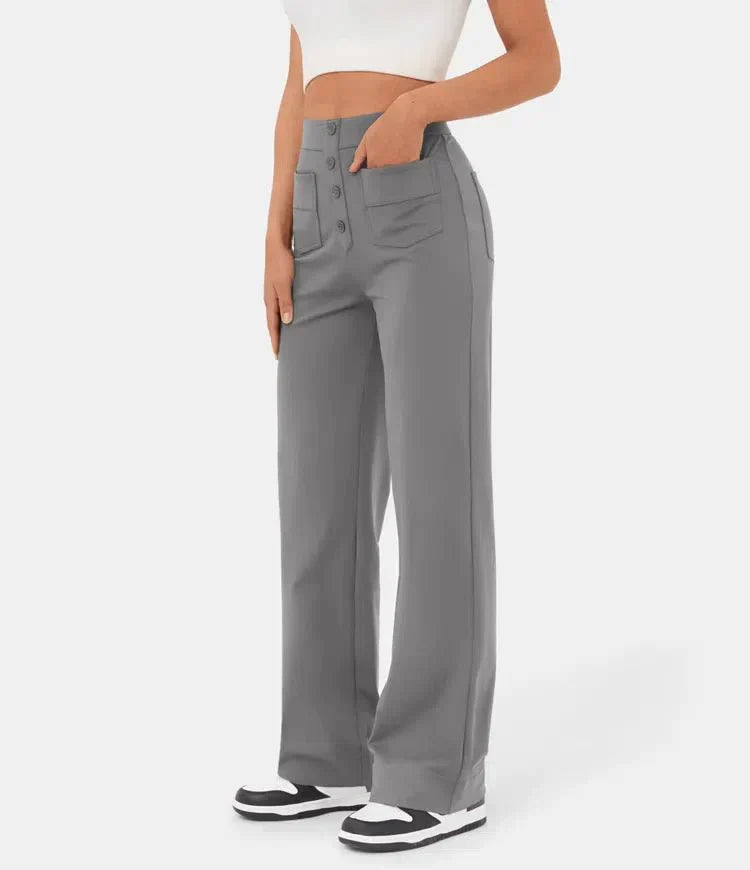 Jade - High Waist Stretch Casual Pants