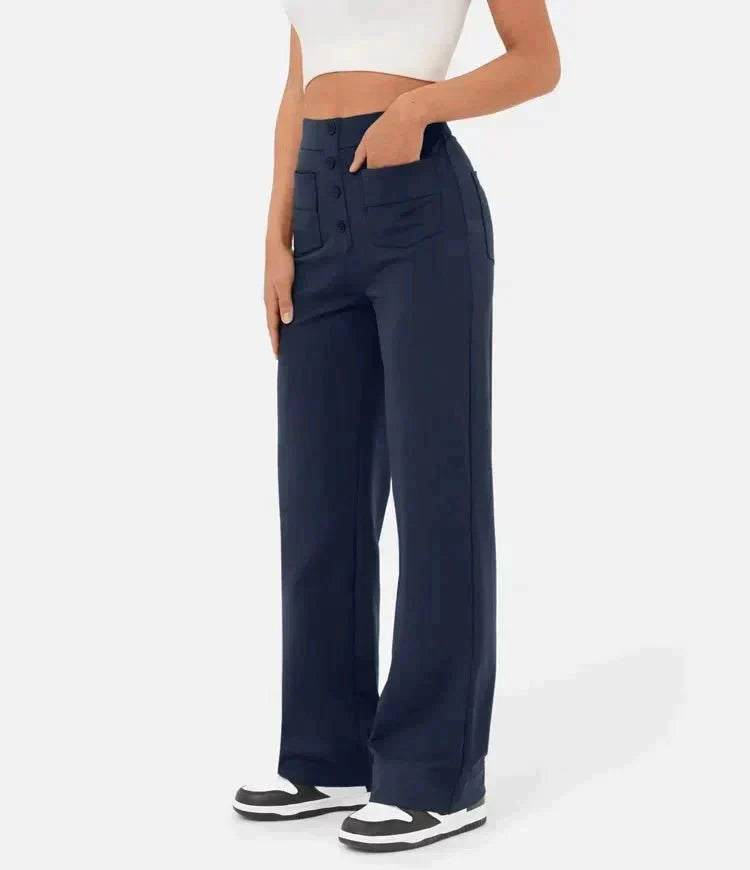 Jade - High Waist Stretch Casual Pants