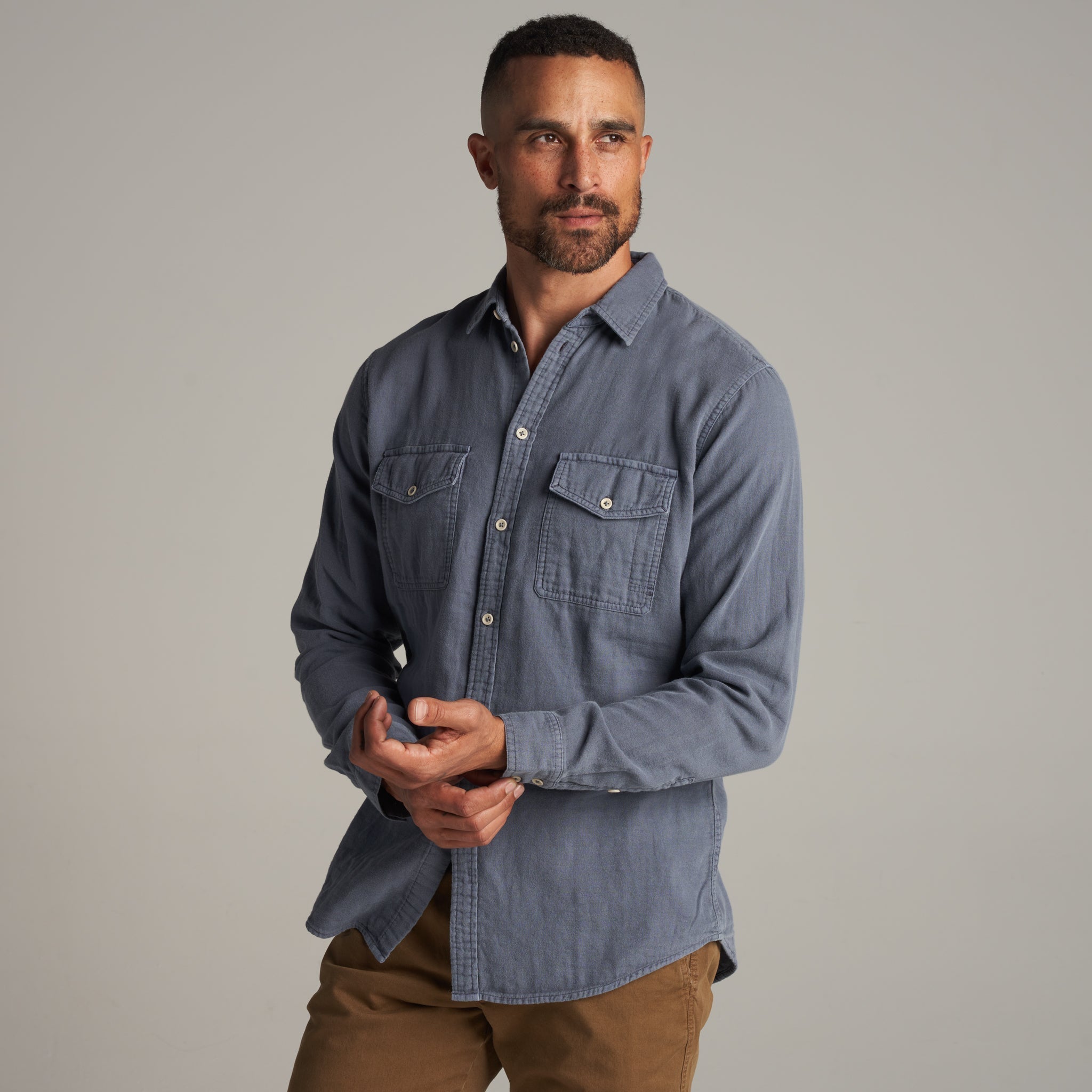 Oliver – Double Layer Cotton Gauze Shirt