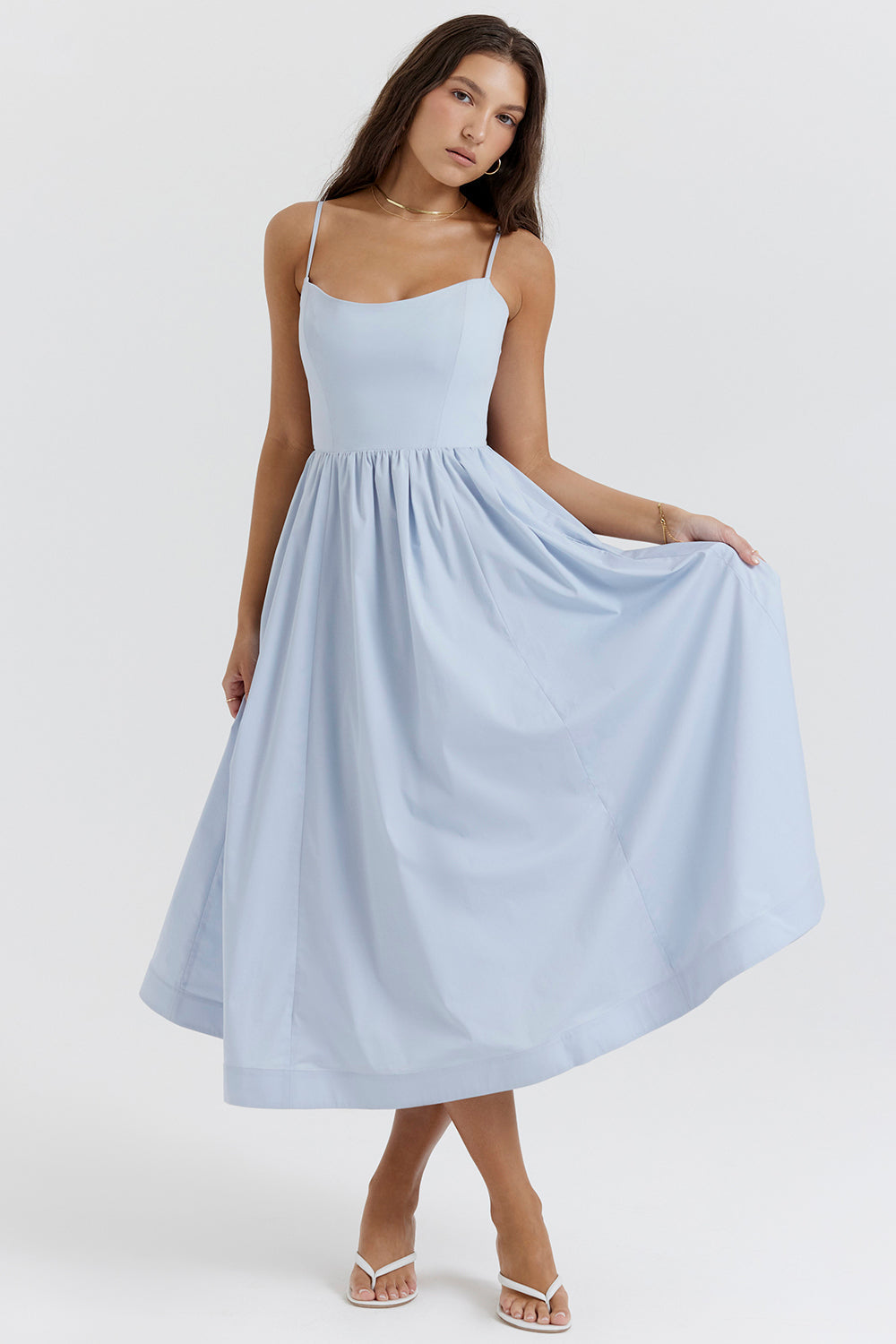 Beatrice – Sweetheart Midi Dress
